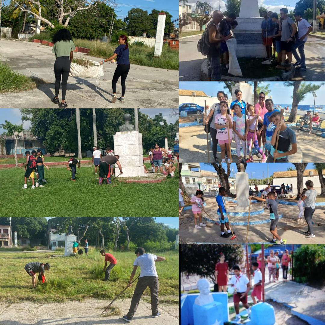 Se realizó trabajo voluntario en Tarjas y Monumentos, nuestros alumnos y profesores, durante la Jornada de los Derechos Humanos, como parte de las actividades en saludo al 67 Aniversario del Triunfo de la Revolución.
#LaHabanaViveEnMí