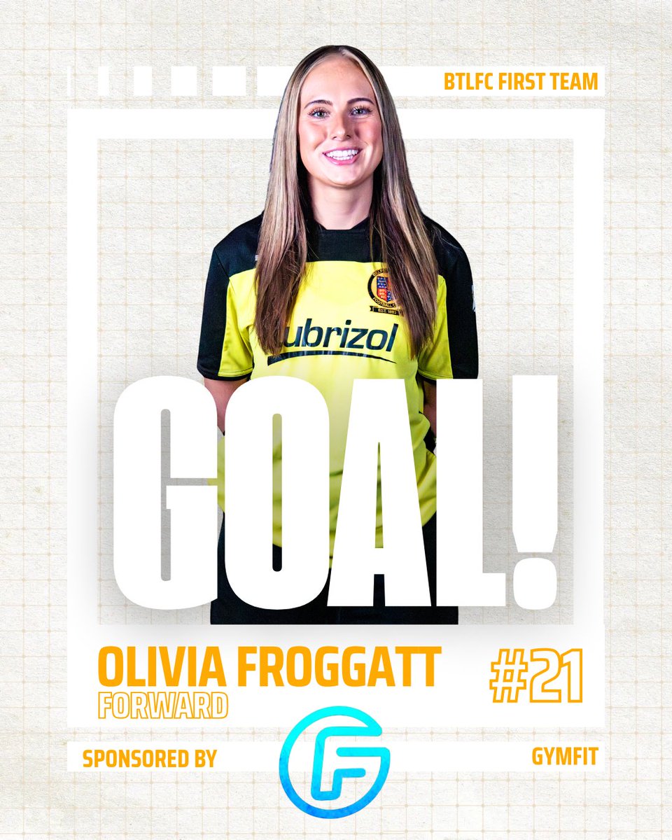 𝐆𝐎𝐀𝐋 𝐒𝐂𝐎𝐑𝐄𝐑 - 𝐅𝐈𝐑𝐒𝐓 𝐓𝐄𝐀𝐌

𝐎𝐥𝐢𝐯𝐢𝐚 𝐅𝐫𝐨𝐠𝐠𝐚𝐭𝐭

35th min- Alice chips a through ball to Liv who shows great control &amp; finishes well.

82th min- Mia heads the ball to Liv who beats the keeper to the ball to make it 3-1.

Olivia is sponsored by GymFit