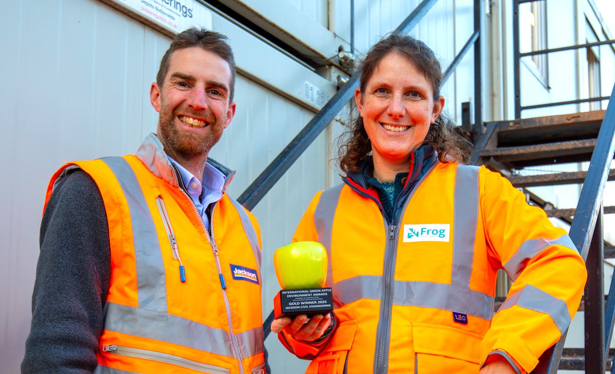 JacksonCivils's tweet photo. Two Jackson projects in Nottinghamshire have been recognised with an International Green Apple Environment Award for their outstanding environmental achievements.
 #environment #sustainability #collaboration #innovation #goodworks https://t.co/kWVBOo5rUg