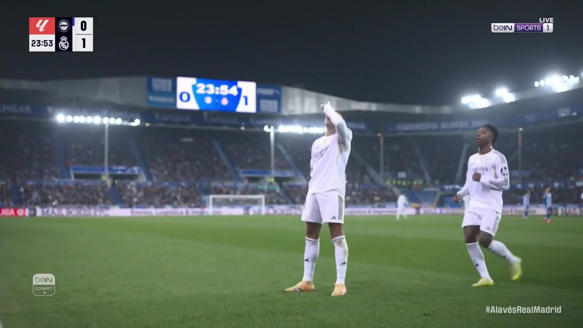 هدف كيليان مبابي في مرمى ديبورتيفو ألافيس 