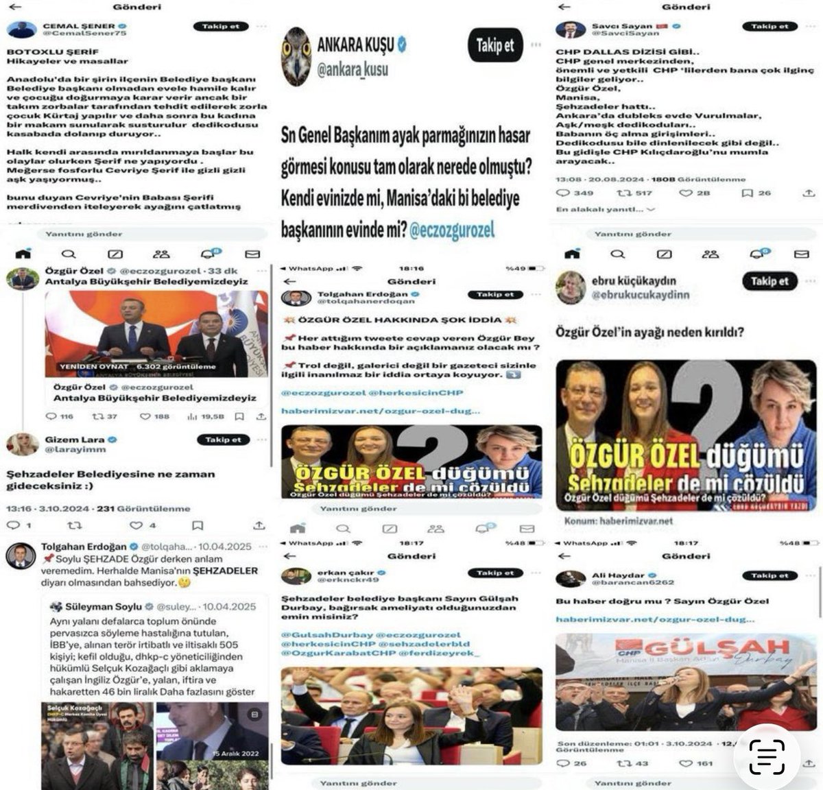 dailytrkst's tweet image. Kanserle savaştığı dönemde Gülşah Durbay’a çirkin ithamlarda bulunan hesaplar:

• Gizem Lara
• Tolgahan Erdoğan
• Erkan Çakır
• Ebru Küçükaydın
• Cemal Şener
• Ankara Kuşu

👉🏻 Şahısların ortak özelliği, Kılıçdaroğlu trollü olmaları.