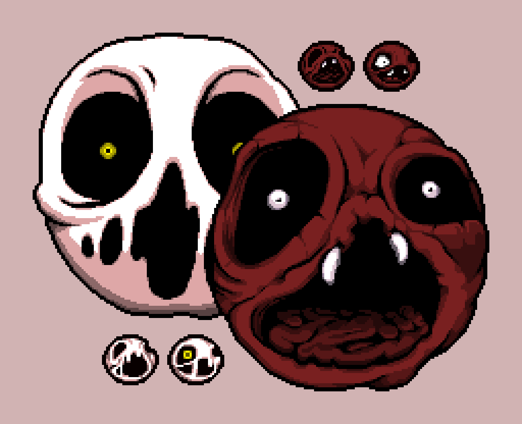 #pixelart #ドット絵 #tboi #thebindingofisaac CRAZY GLOBIN ! ! !