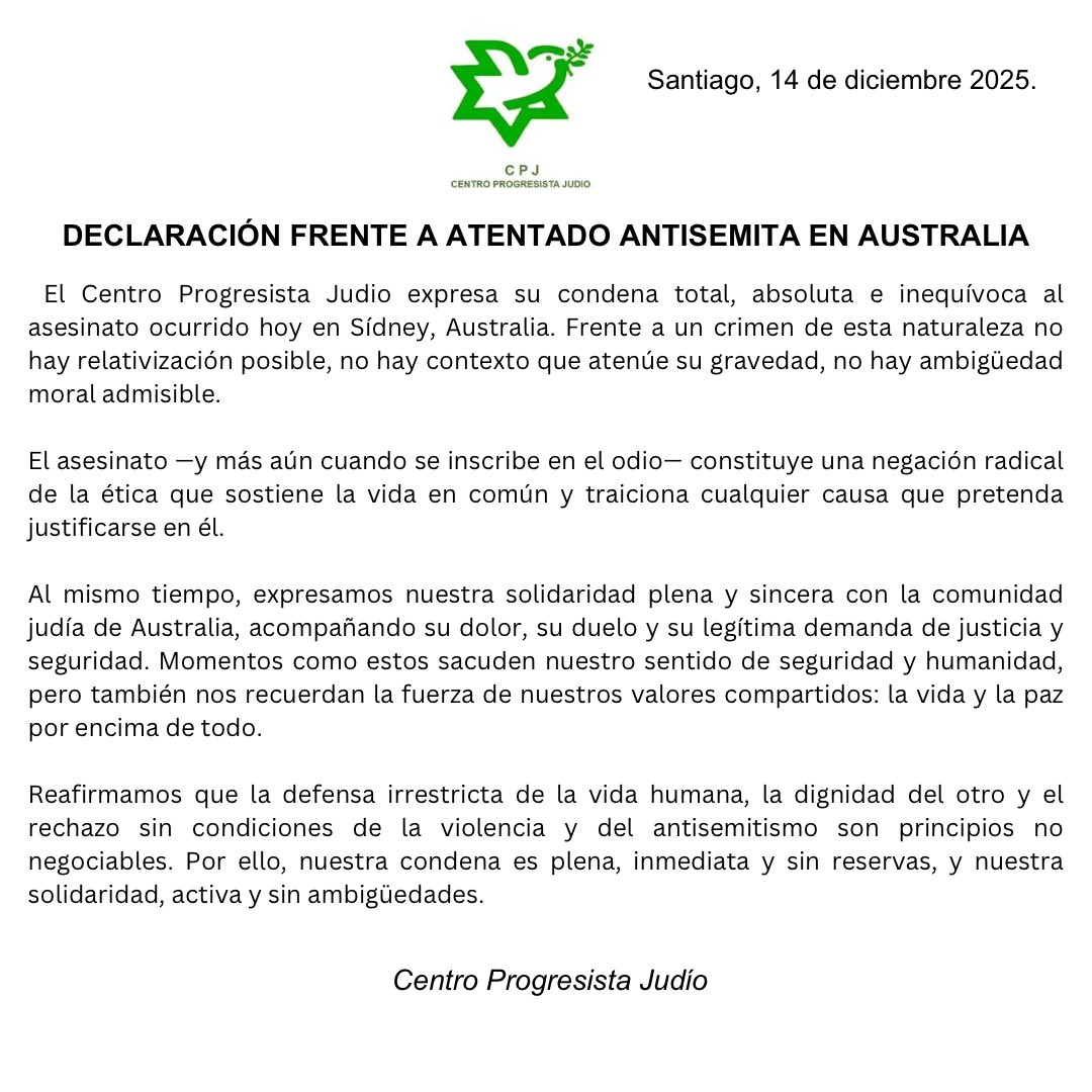 Centro Progresista Judío Chile tweet media