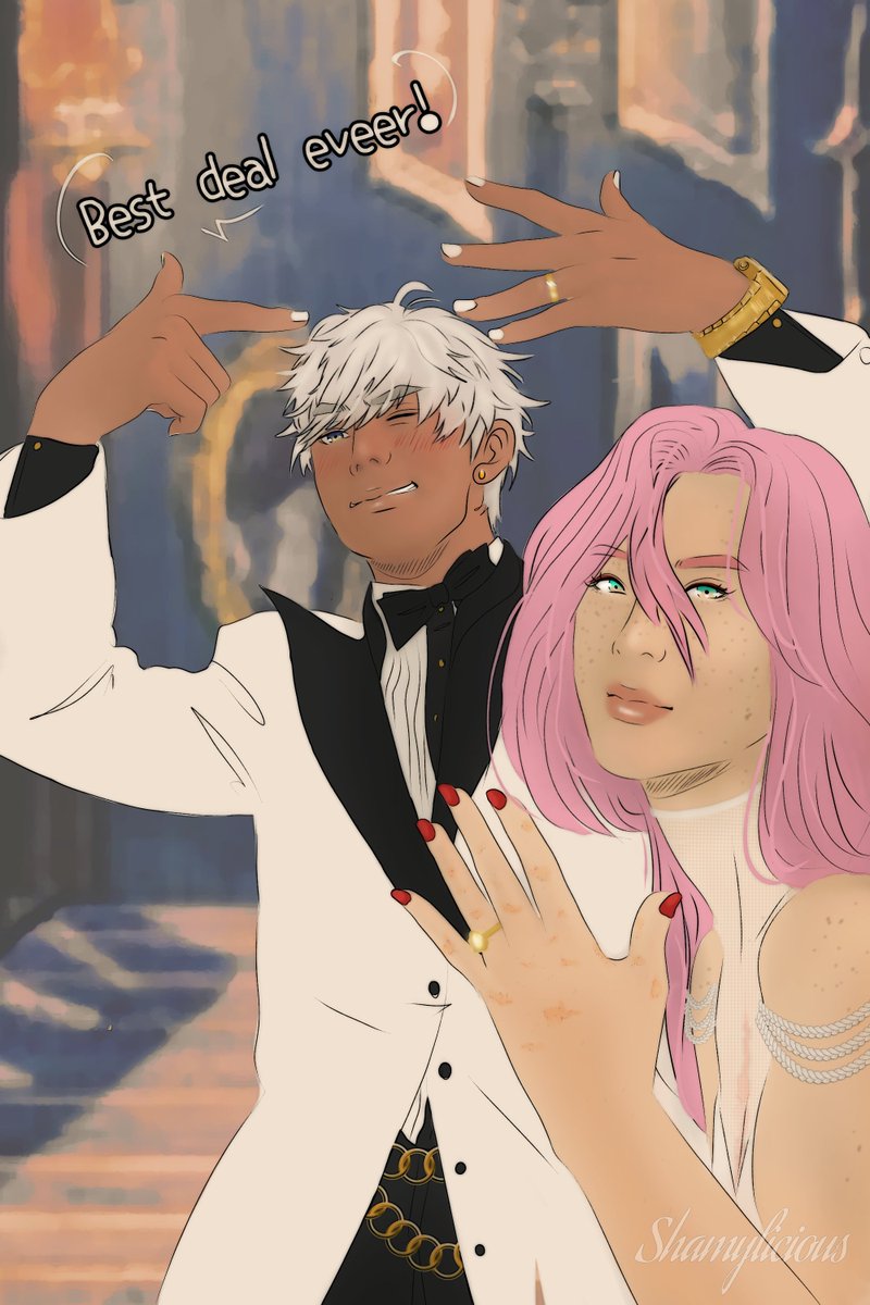 Them too ❤️🎊 #obeyme #obeymemammon #obeymemc #おべいみー #obm