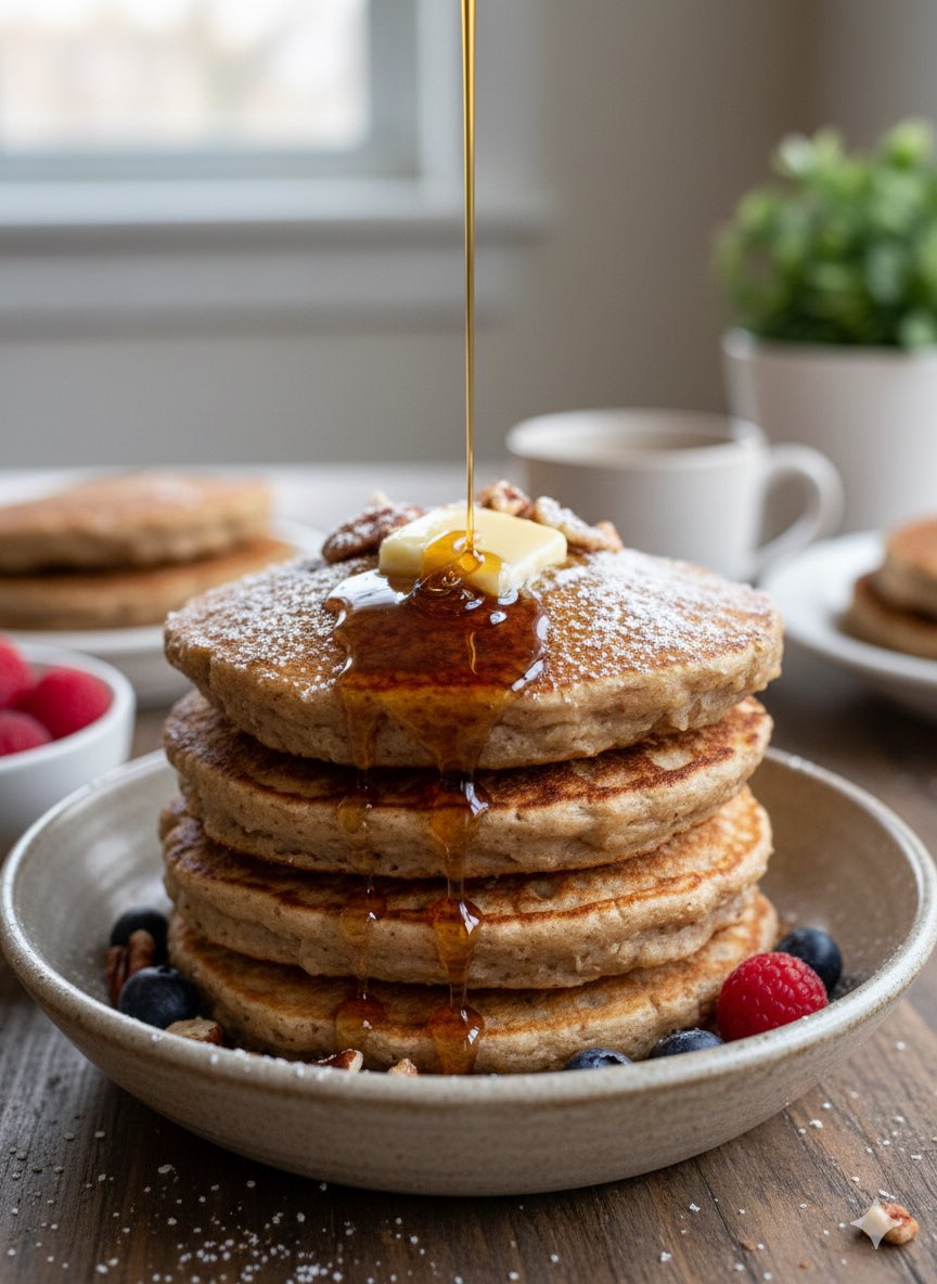 Made these oat pancakes this morning :