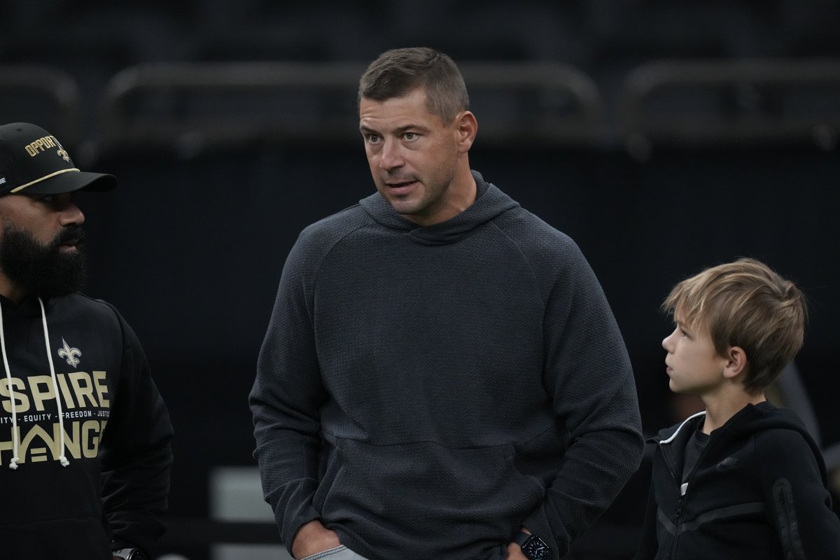 Tulane Head Coach/Florida Head Coach/Saints Fan <a href="/CoachJonSumrall/">Jon Sumrall</a> in the house 👋