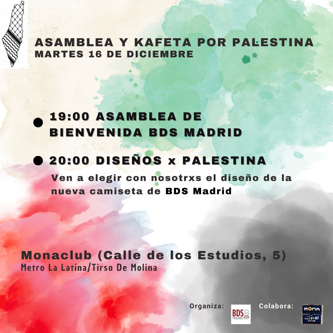 BDS Madrid 🇵🇸 tweet media
