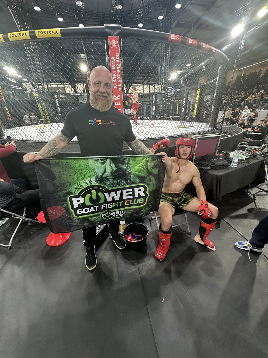 Dzis Reprezentacja naszego Klubu Power GOAT Fight Club na zawodach MMA Polska z Trenerem Lukaszem Parobcem