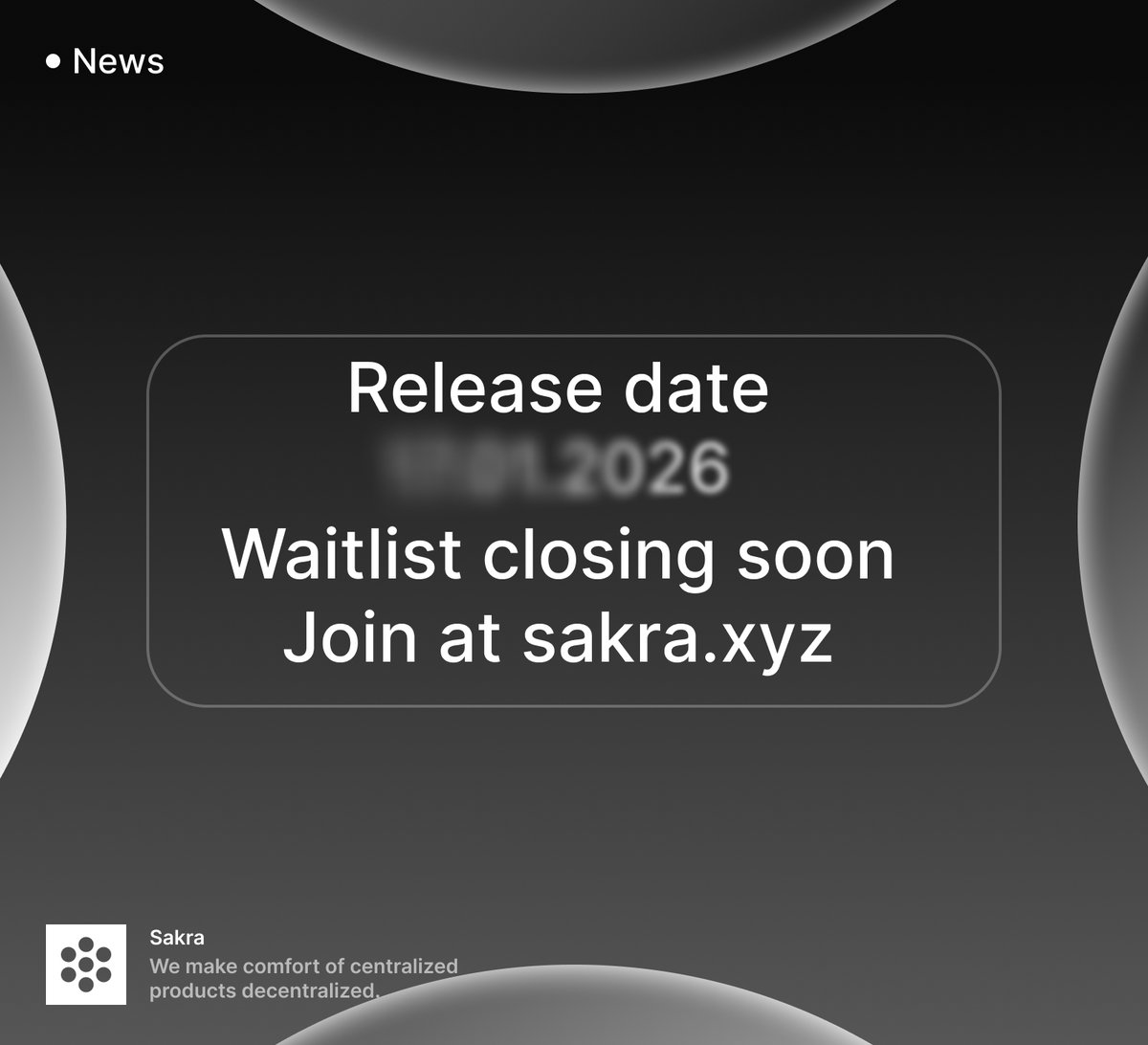 Monday alpha drop.

<a href="/Sakra_hq/">Sakra</a> has been cooking in stealth, now it’s almost time to go public.
Release date = confirmed.
Question is: will you be early or FOMO later?

Waitlist is closing soon.
Jump in: sakra.xyz → Join the Waitlist → Secure your spot.