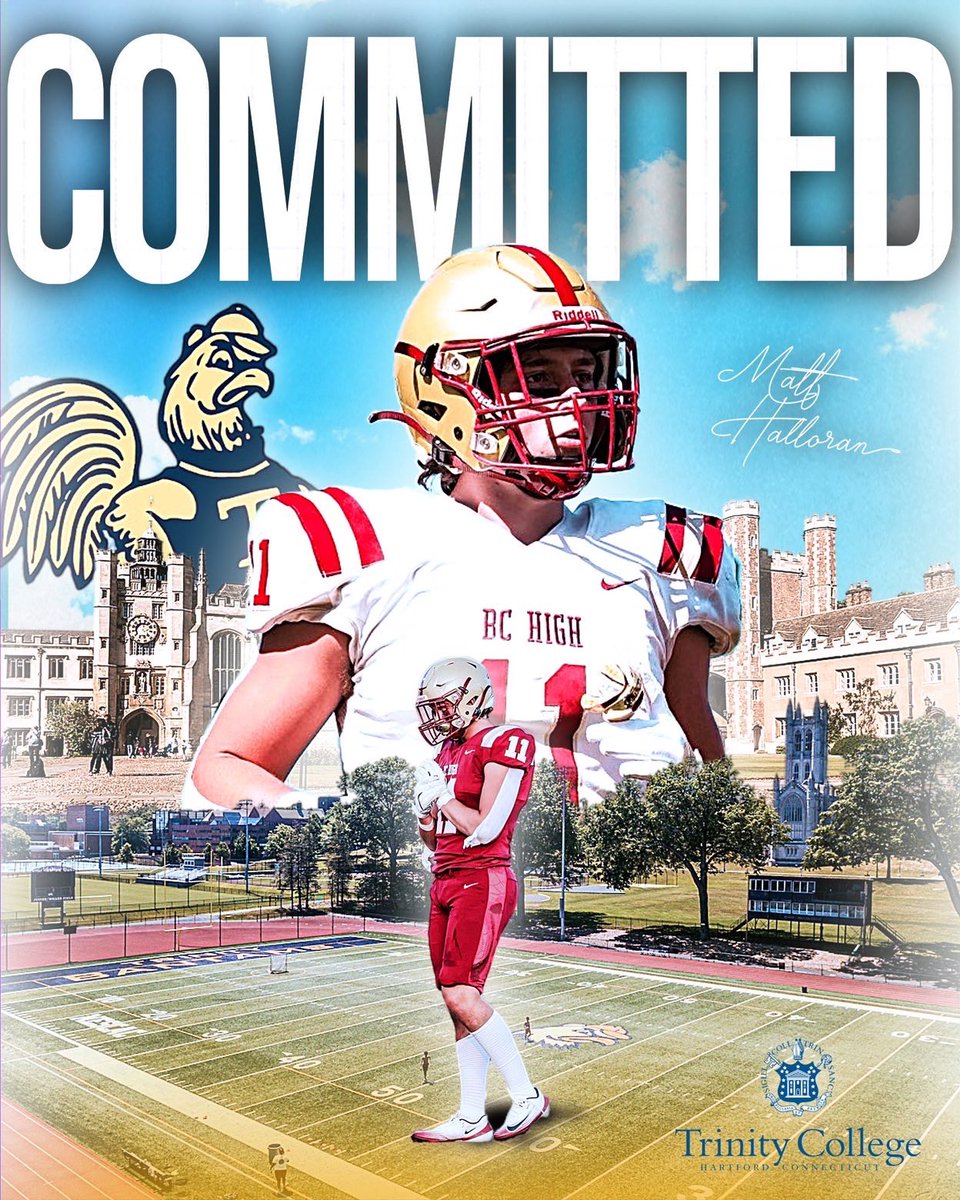 Trinity '30

Excited to be committed to the admissions process at Trinity College.  Big thank you to everyone who helped along the way, especially to the Trinity coaching staff for the awesome opportunity. #gobantams