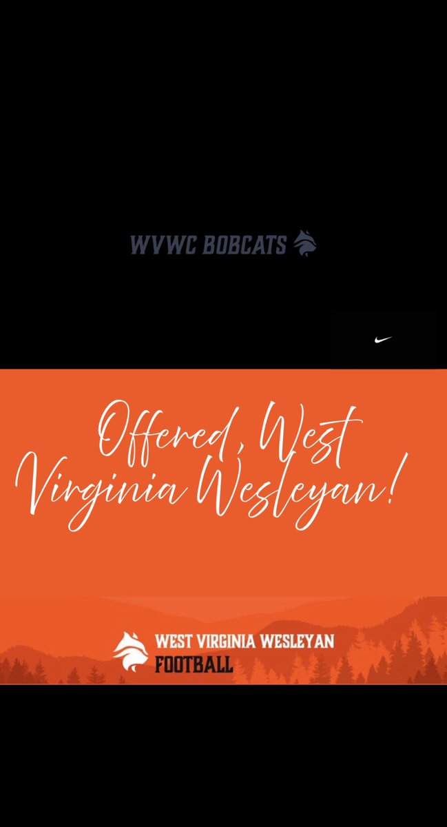 Blessed to receive an offer from West Virginia Wesleyan! <a href="/coach_kellar/">Mike Kellar</a> <a href="/coachfrancis_/">Coach Francis</a> <a href="/Coach_Harmer/">Jeremy  Harmer</a> <a href="/CoachMottIV/">Mott Gaymon IV</a> <a href="/AHancockFball/">Allan Hancock College FB</a> <a href="/Bvarela58/">Gilbert “Bubba” Varela</a>