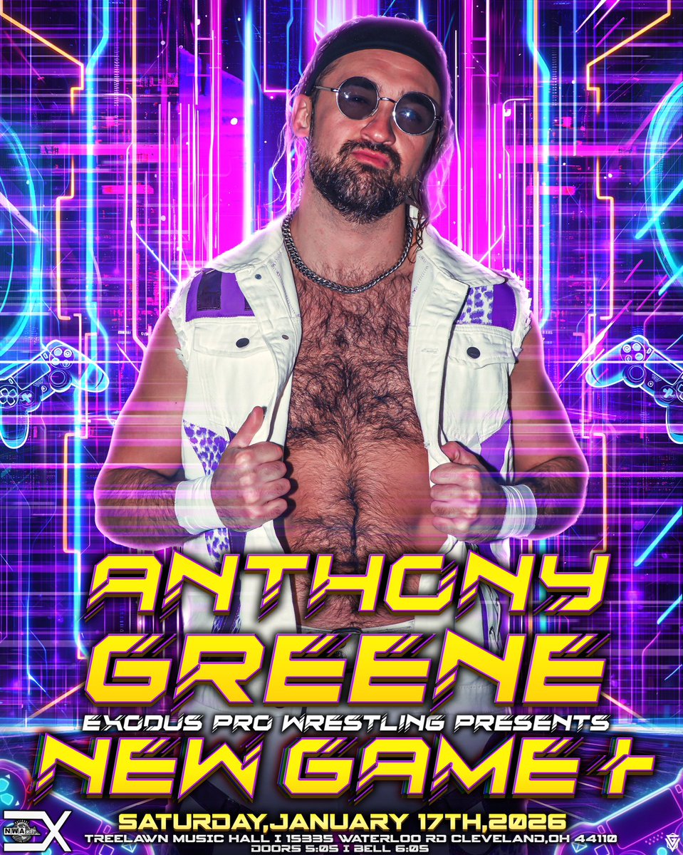 🚨TALENT ANNOUNCEMENT🚨

Fresh off a massive victory over Matt Cross at “Journey 3,” “The Alternative” <a href="/alternative_ag/">Anthony Greene アンソニー・グリーン</a> returns to #ExoPro with momentum on his side…and a powerful new ally.

Now aligned with the new NWA Midwest Champion Richard Holliday, Greene has found himself