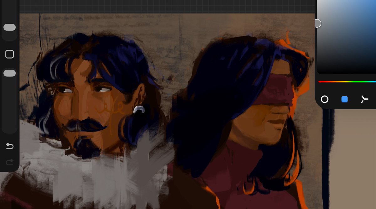 1nterspace's tweet image. Evrard and Alia WIP 🚧🏗️ #malevolentpodcast