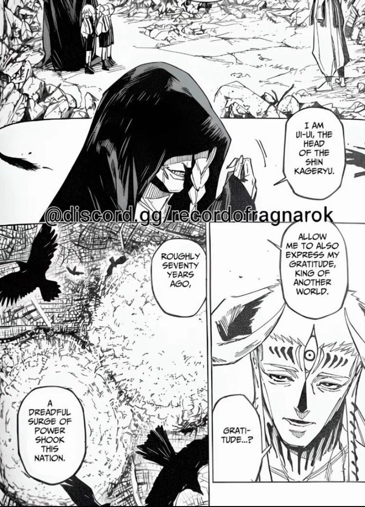 Jacks0nMan033's tweet photo. OMFG this chapter was CRAZY with Yuji iwasaki LOCKING IN the artstlye goes hard asf, the reveal of Yuki inheriting the ten shadows technique, Ui Ui reveal and seeing the unlimited hollow purple and divine flame aftermath and SO MUCH MORE (I’ll do another later;) #JJK #Modulo15 https://t.co/M3oZq4jcLy