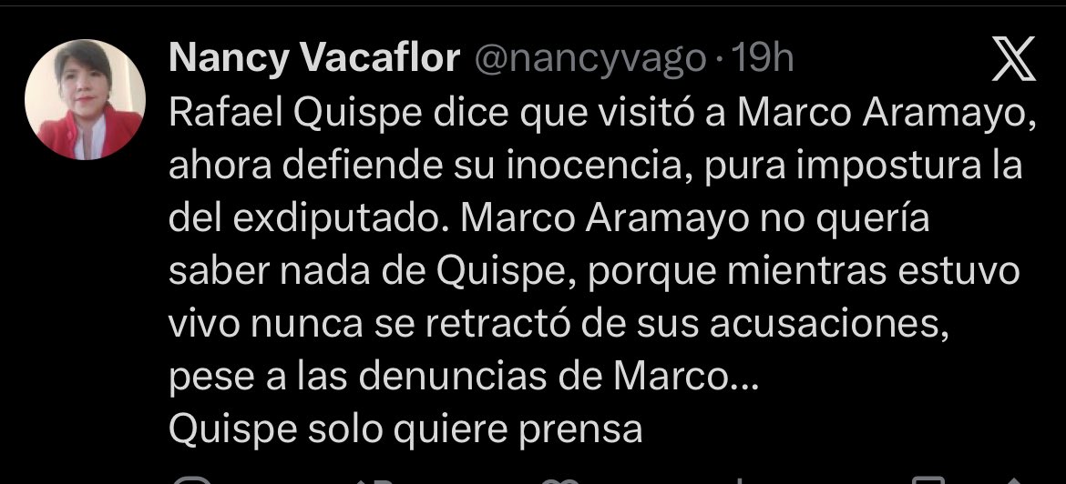 pukawayra's tweet image. Este @TataQuispe es tan cínico y caradura que no hay palabras ni términos para describirlo.