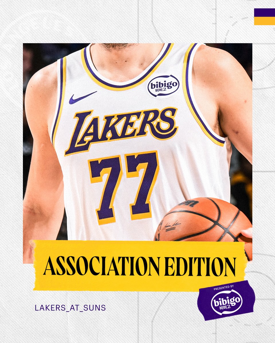 Tonight's jersey
@bibigoUSA x #LakeShow