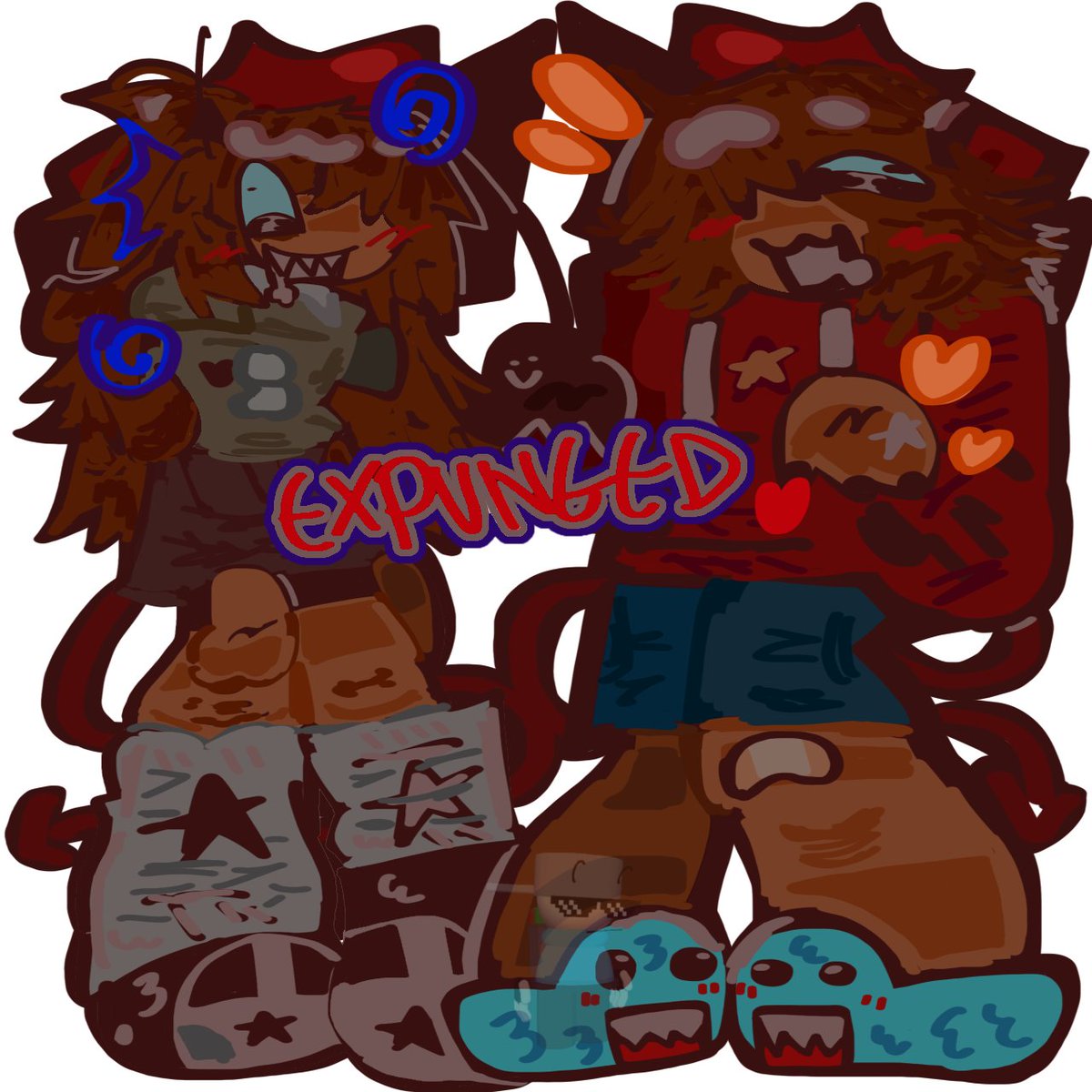 mxchaaaaaaaa_'s tweet image. some things I made on TikTok/yt + for friends after not being on X for awhile

#daveandbambi #dieofdeath  #roblox  #art