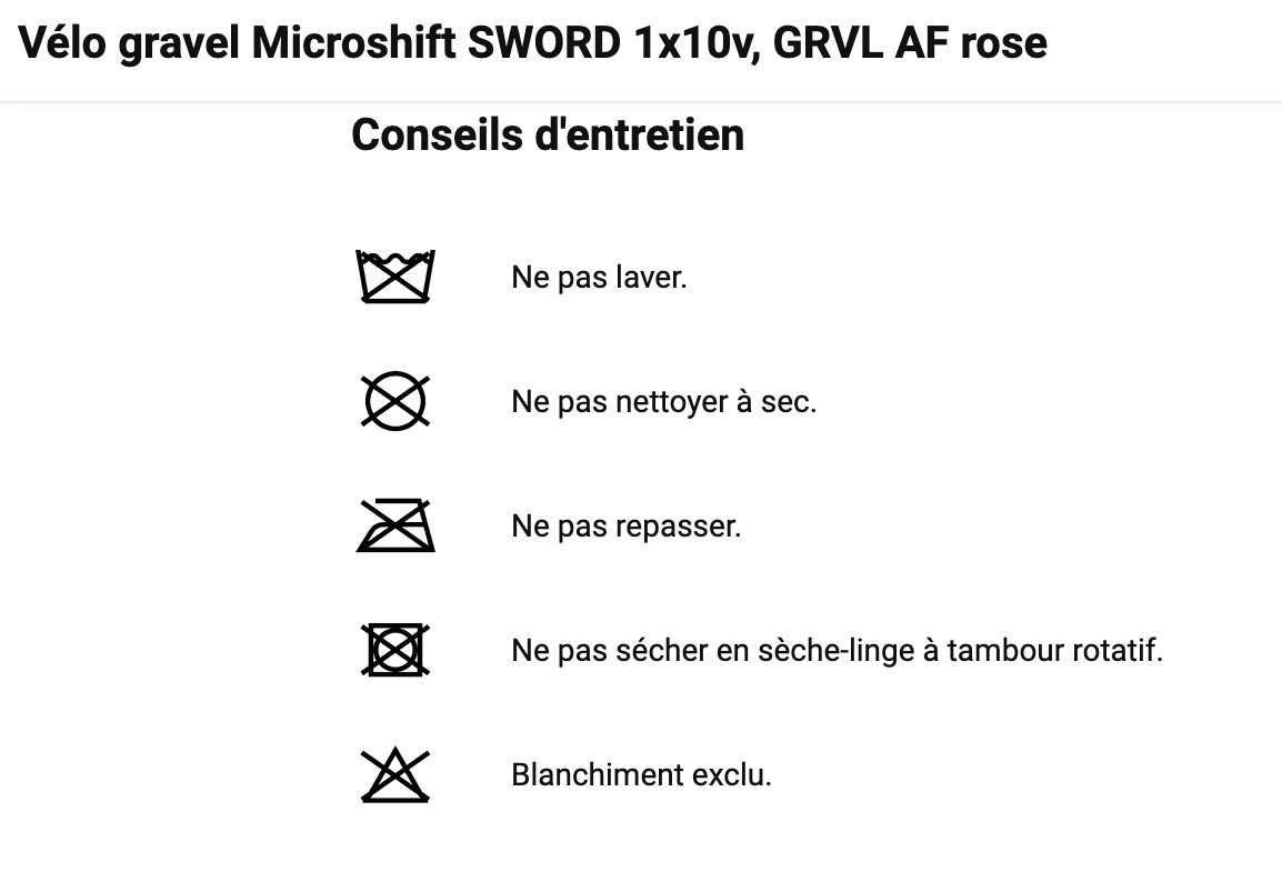 SqualalaPowa's tweet image. Il est déconseillé de mettre son gravel au lave linge !