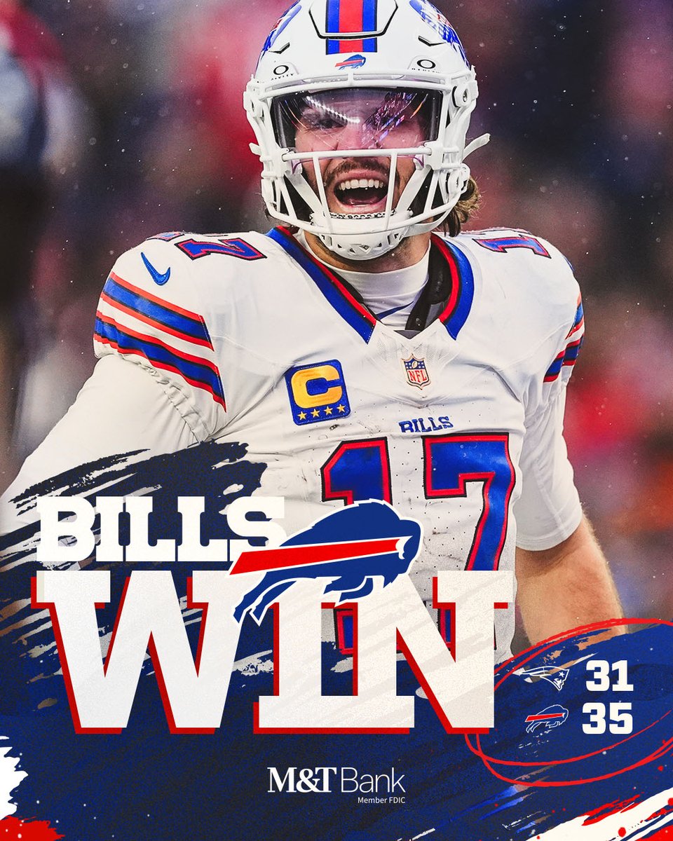 LET'S GO BUFFALO‼️
@MandT_Bank | #BillsMafia