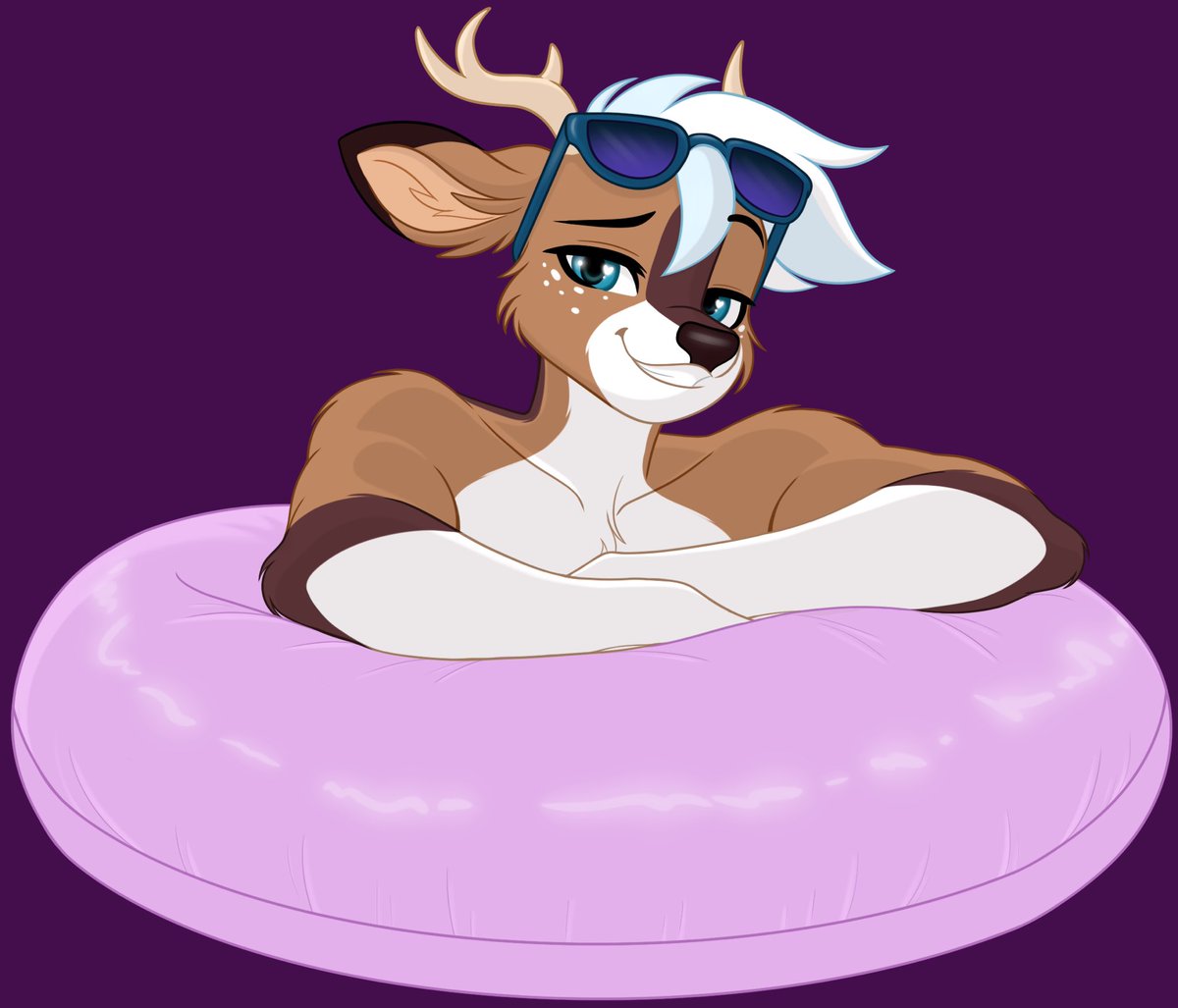 Yet ANOTHER deer sticker for FC, this time for <a href="/Yaop117/">Yaop</a>! I’m tired ;o;