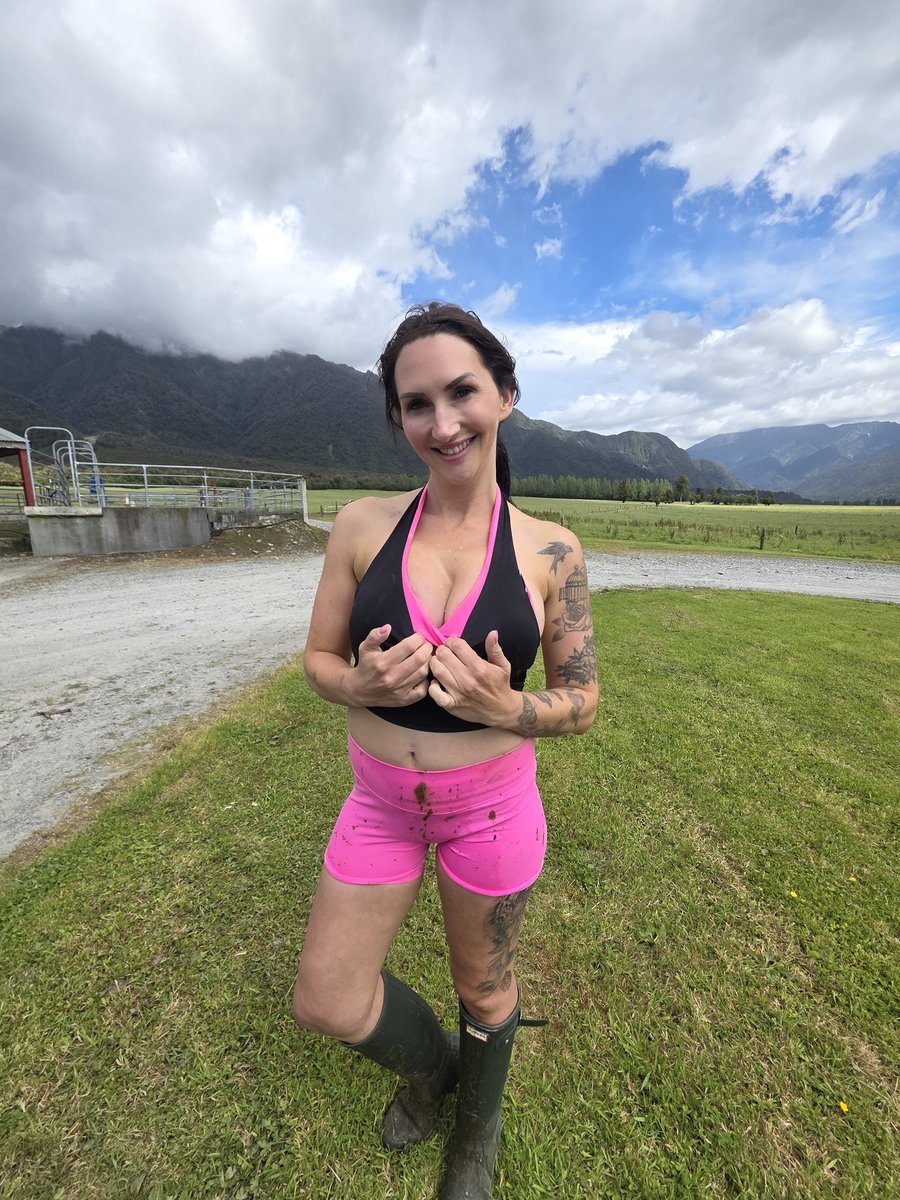 After milking 🥛🐄 
#dairyfarm #farmer