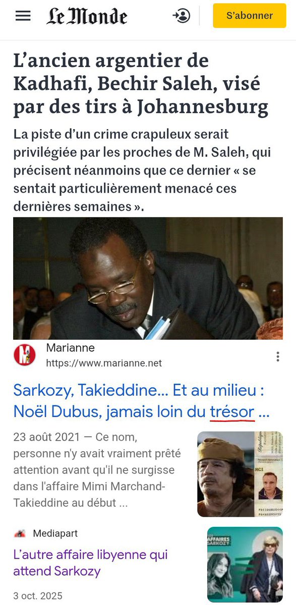JozDire's tweet photo. #ZiadTakieddine ☠️ 2 jours avant la fin du #ProcèsSarkozyKadhafi
3 jours après, l'ambassadeur🇿🇦 disparaît et ☠️ du 22ème étage
#BechirSaleh hébergeait #NoelDubus #AvenueFoch, réfugié en 🇿🇦, 🎯 d'une tentative d'☠️
Epstein📓#PrinceAndrew (🫶🏼#MustiqueIsland🇻🇨) connût Kadhafi https://t.co/akrp947852