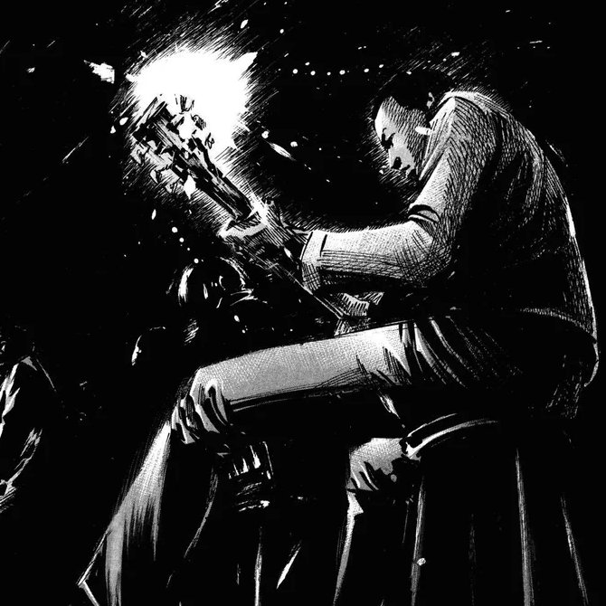 Dreamboum's tweet image. I discovered Akira Hiramoto through "Me and the Devil Blues" which is a horror seinen manga about the life of blues legend Robert Johnson. I have physical print of his mangas with me and I'm a huge fan

Needless to say I don't think this will ever get a continuation lol