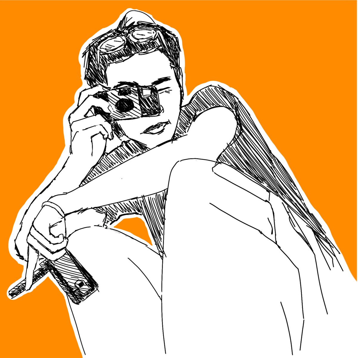 timeyasdrwngs's tweet photo. This pic of Hyunjin is so cute I had to sketch him (what better things to do during lecture) 
#Hyunjin #SKZCODE https://t.co/awIbfk3OuE