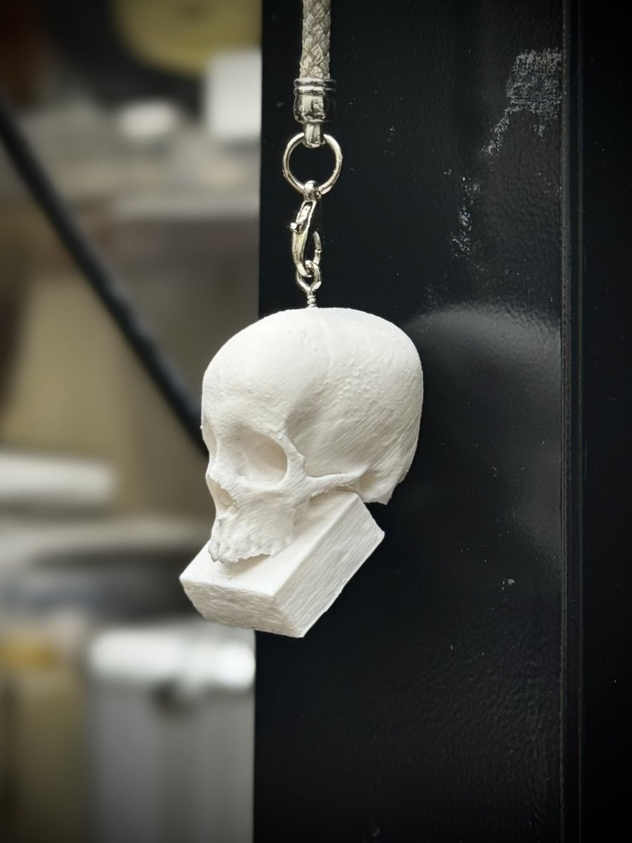 開催中の『#きみはうつくしい』展を象徴する、《頭蓋骨+豆腐》。これを