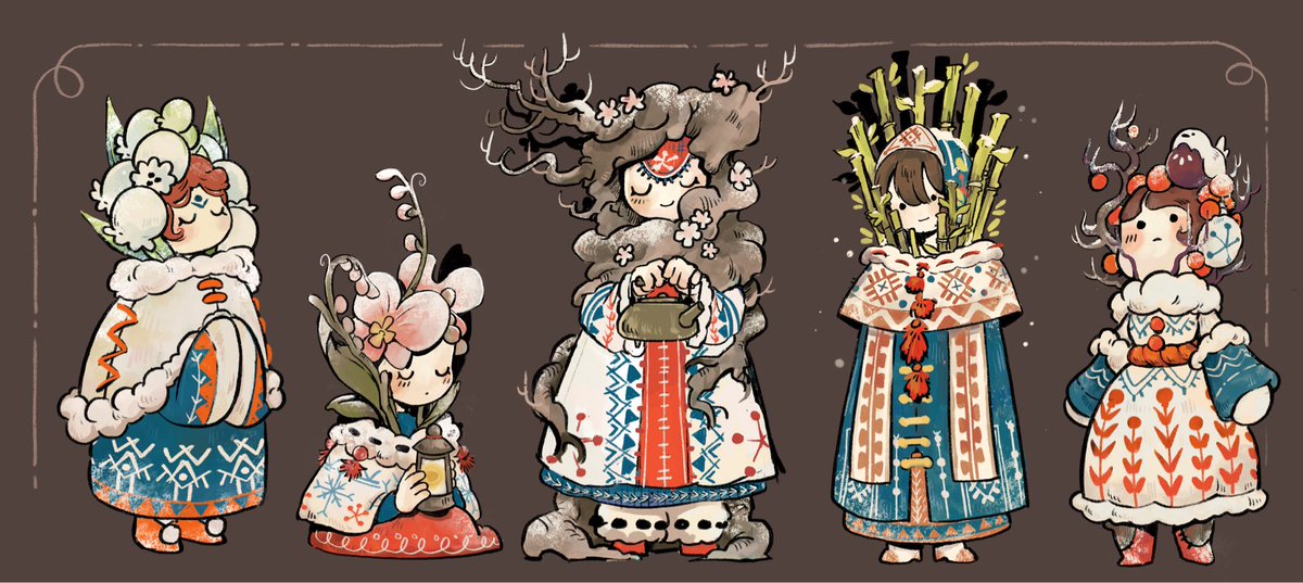 December has arrive, snow has started to fall on the trees creating beautiful landscape and I am happy!

#digitalart #cute