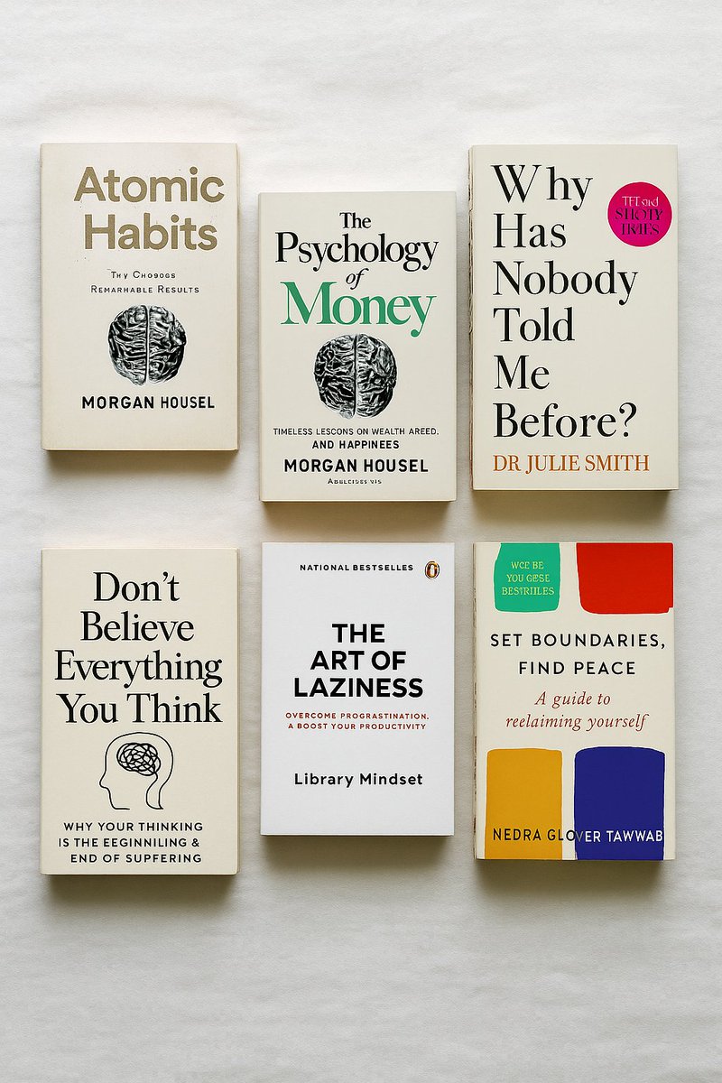 6 Amazing Books To Read
-Thread🧵
