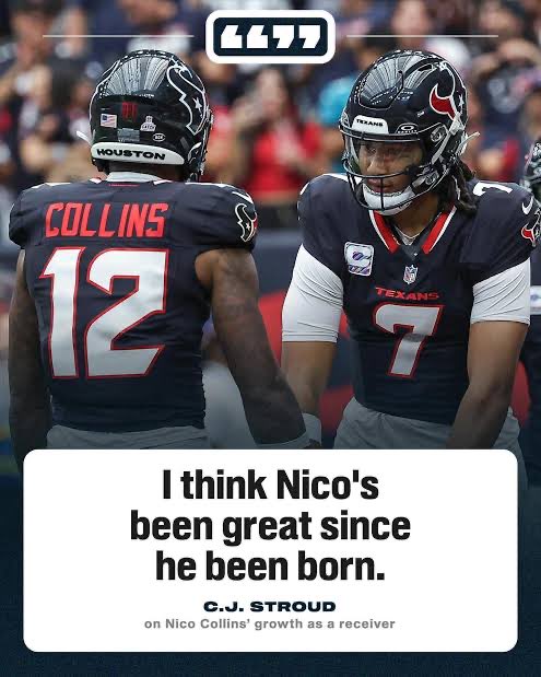 Nico Collins in three weeks with CJ Stroud back in the starting line up: 

311 total yards 
3 total TDs