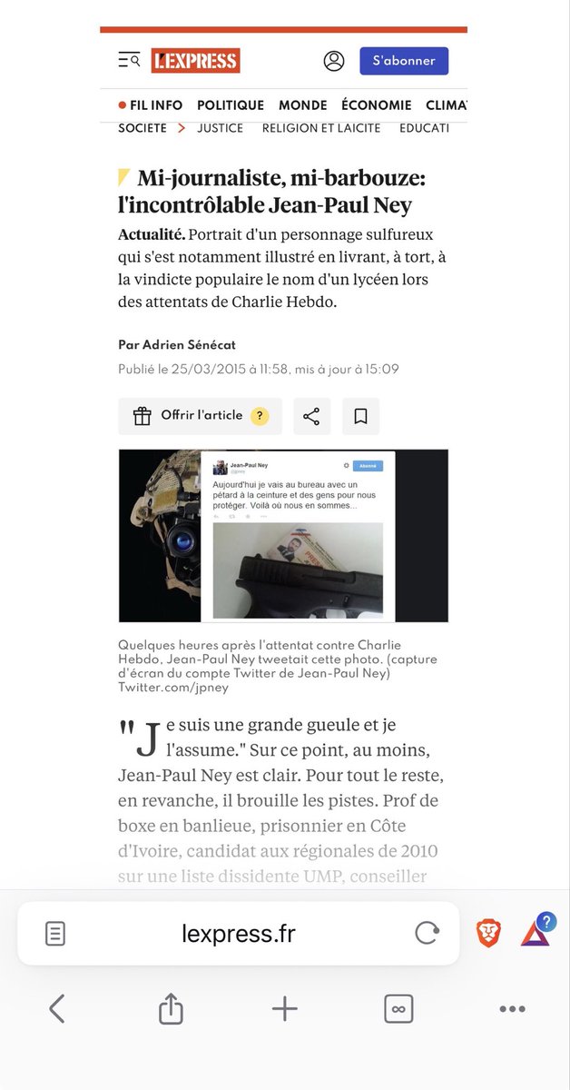 PaulTrismuth's tweet photo. @yoanncou41 @JCoupable @NunezLaurent JCoupable aka Jugé Coupable alias

🇫🇷JEAN-PAUL NEY — né le 4 mai 1976

🇨🇬Fait l'objet d'un mandat d'arrêt international émis par le #Congo-Brazzaville en 2018 suite à sa condamnation à 20 ans de prison pour son implication dans une tentative de coup d'État avec le général Mokoko. https://t.co/i8D4bmV8X9