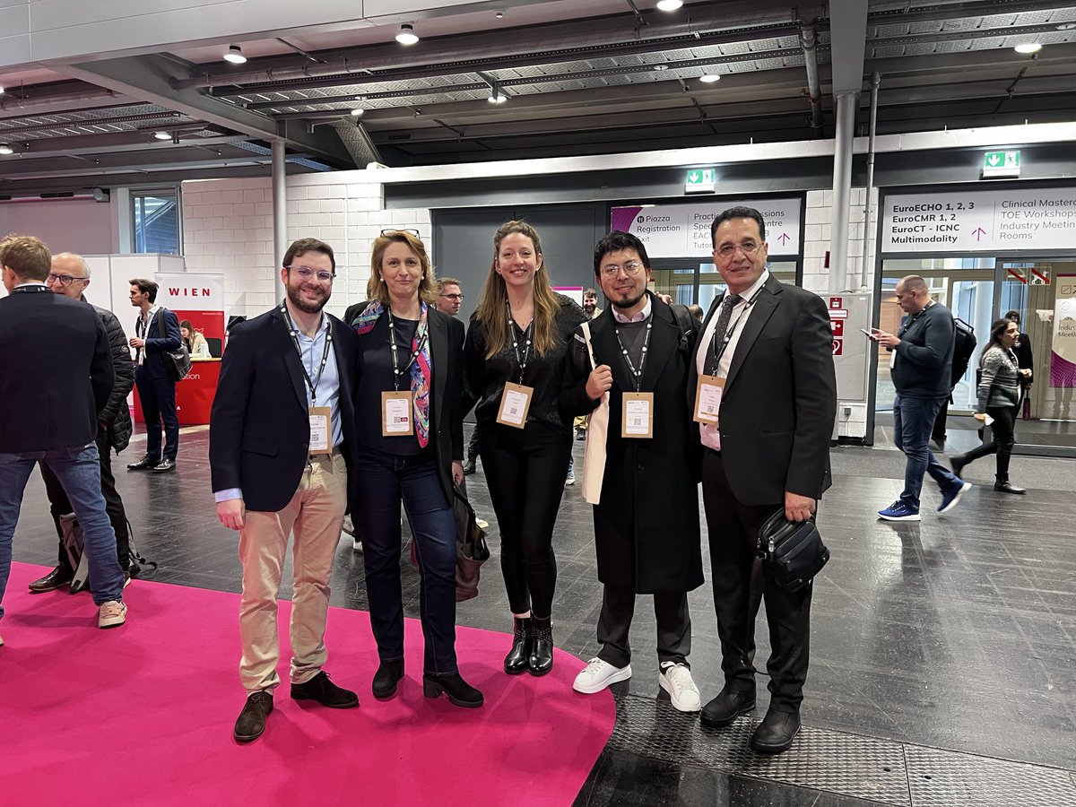 NabilNaser11's tweet photo. Kudos to @EACVIPresident, @NAjmoneMarsan, @DrMarkWestwood1 and Dr Marc Dweck for a fantastic  #EACVI 2025 and an outstanding scientific program. Impressive attendance, great engagement, and excellent discussions throughout. An honor to be part of this amazing event! 👏❤️👏 https://t.co/4L3oMG13E6
