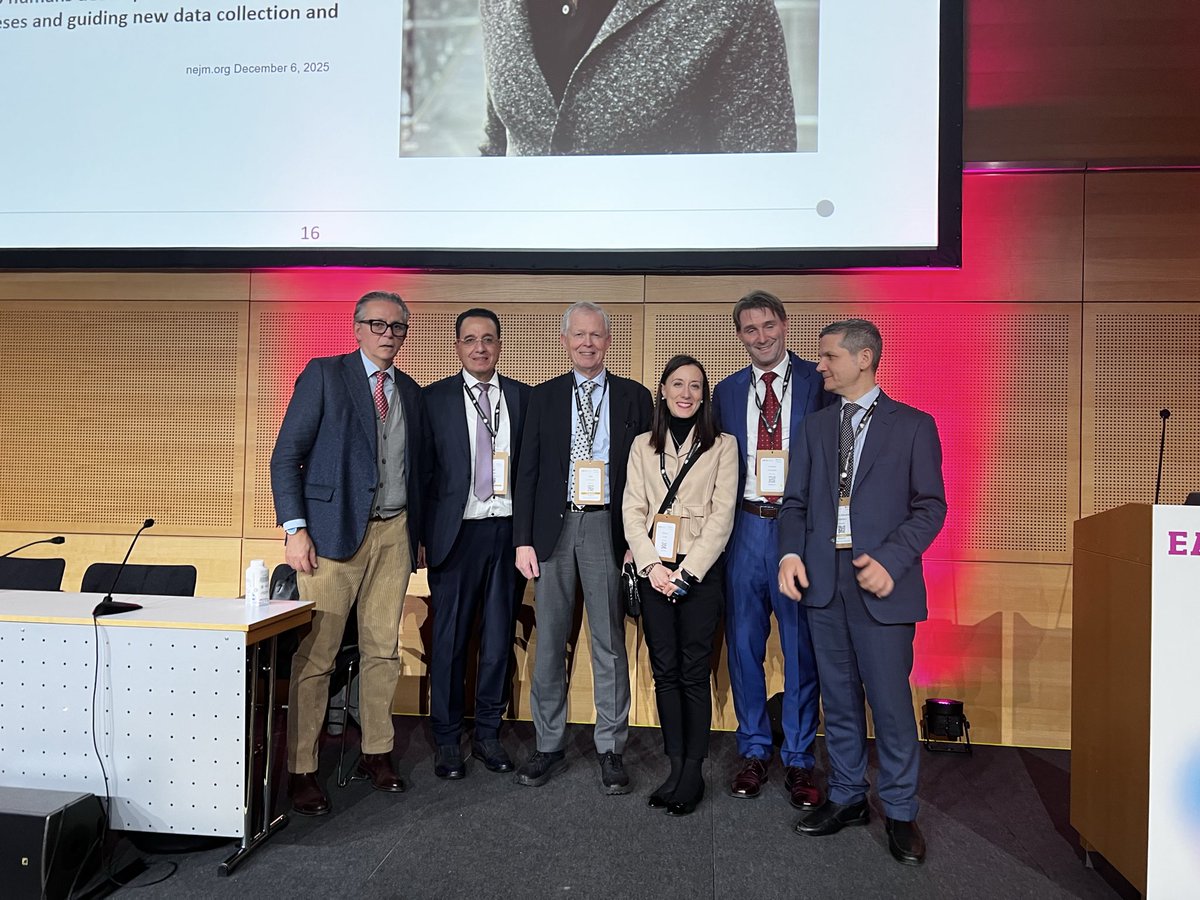 NabilNaser11's tweet photo. Kudos to @EACVIPresident, @NAjmoneMarsan, @DrMarkWestwood1 and Dr Marc Dweck for a fantastic  #EACVI 2025 and an outstanding scientific program. Impressive attendance, great engagement, and excellent discussions throughout. An honor to be part of this amazing event! 👏❤️👏 https://t.co/4L3oMG13E6