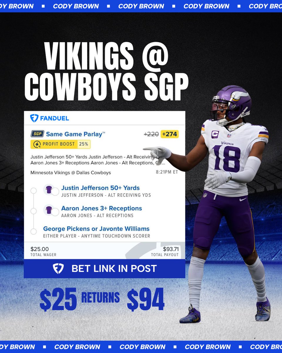 Cody Brown Bets tweet media