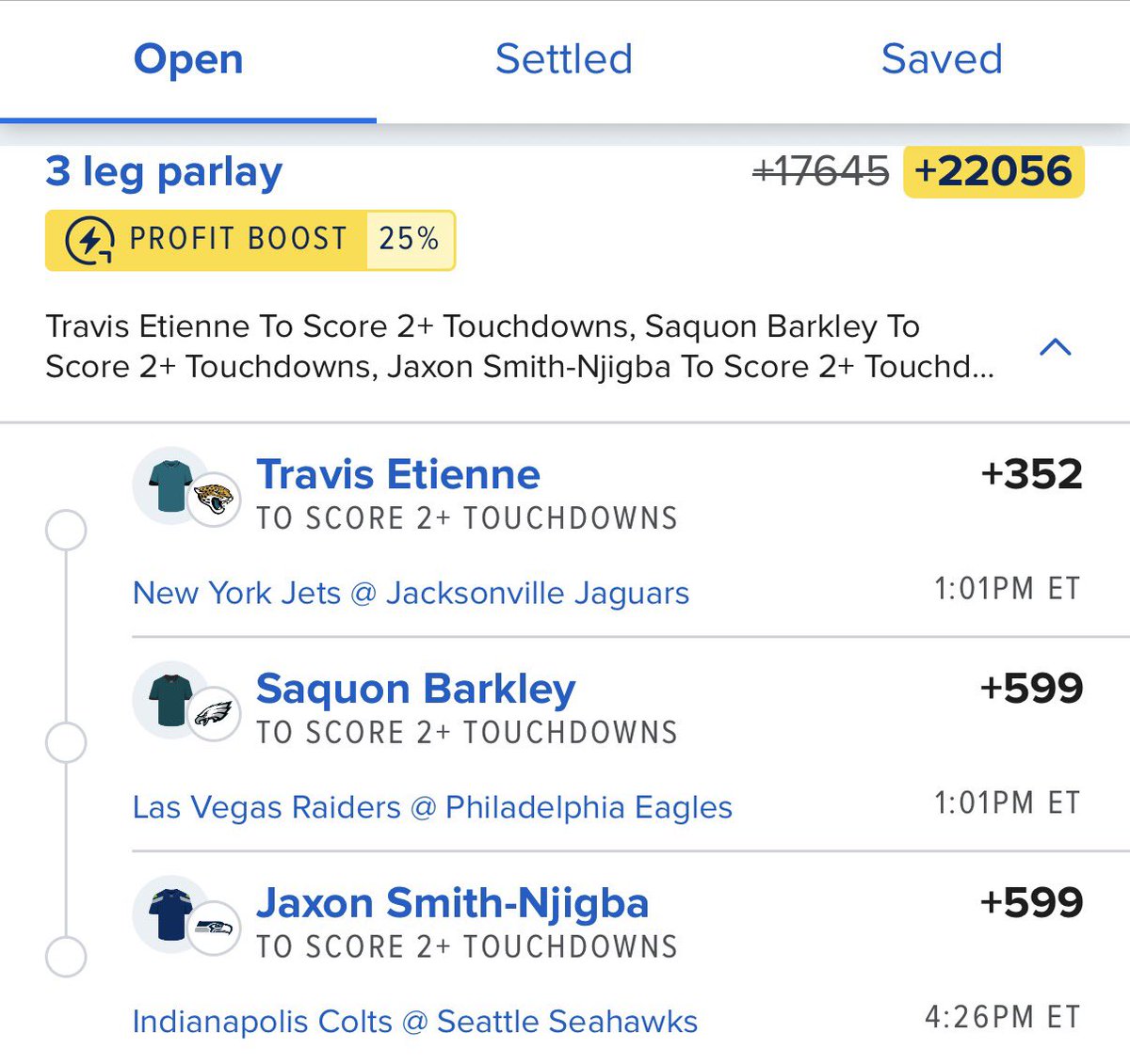 Really hope JSN scores exactly one TD