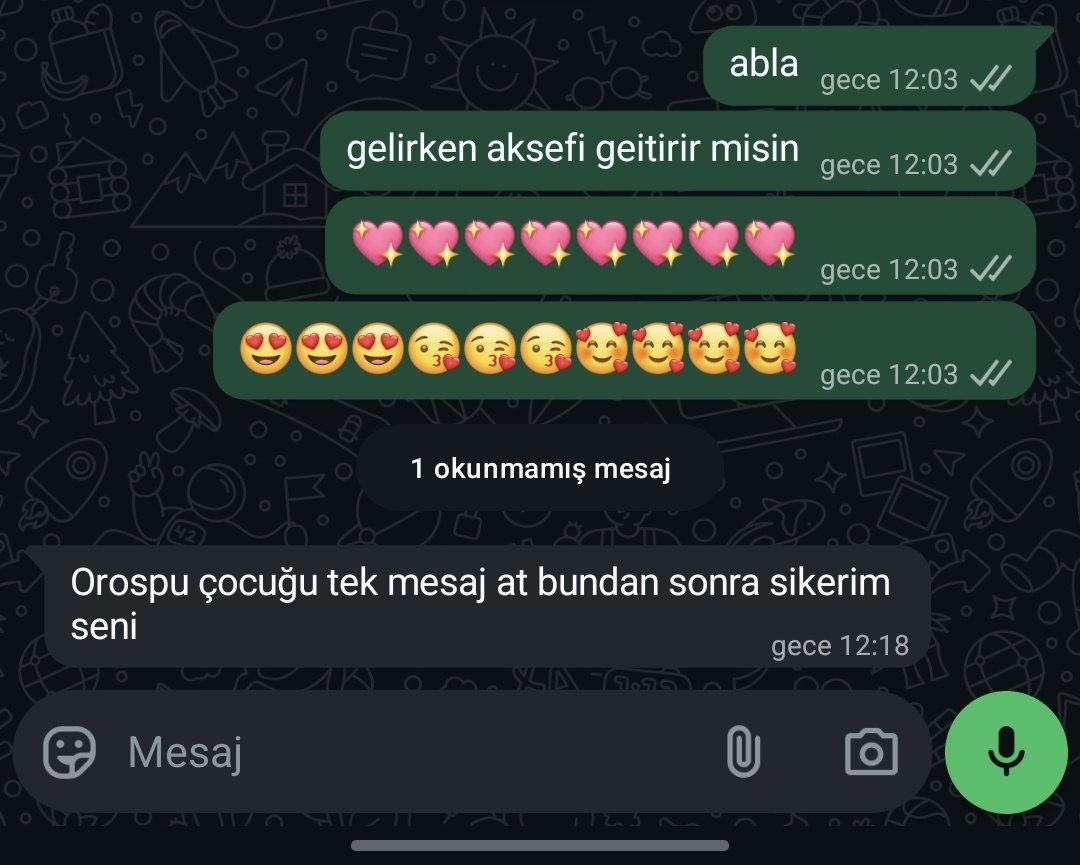 kamushitting's tweet photo. benim ablam biraz şeydir https://t.co/6Y1T9CDyXH