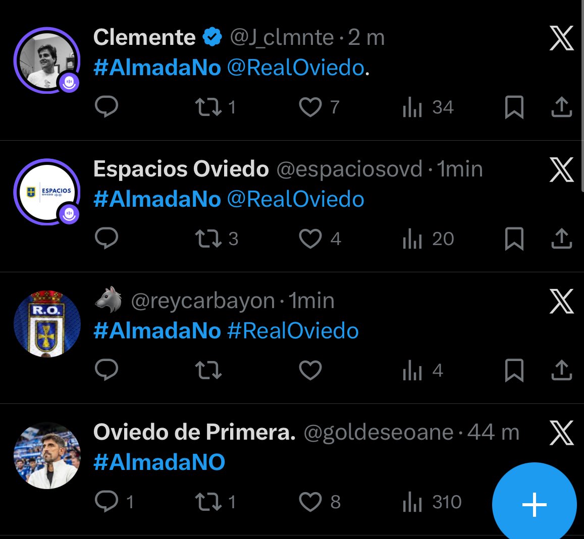 #AlmadaNo <a href="/RealOviedo/">Real Oviedo</a>