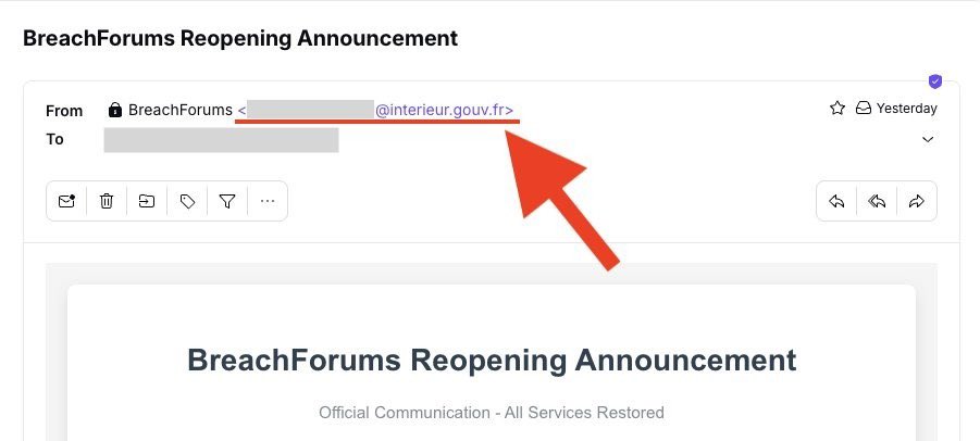 Vous n’avez pas fait ca quand même ? J’espère vraiment que le domaine a été spoof…