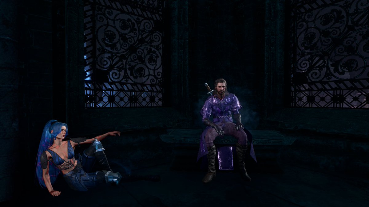 dilftastic's tweet photo. My Tav and Gale from my most recent play through. I've never really shared much of my own content #bg3 #GaleDekarios #baldursgate https://t.co/8rVEbh3Gj2