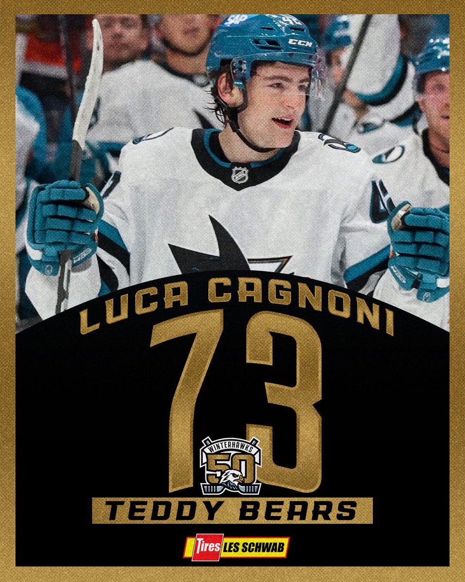 Beary grateful 🧸

Luca Cagnoni has donated 73 bears to tonight’s <a href="/LesSchwab/">Les Schwab Tires</a> Teddy Bear Toss game in honor of the number he wore in Portland! 🧸 

We appreciate you, Cags!