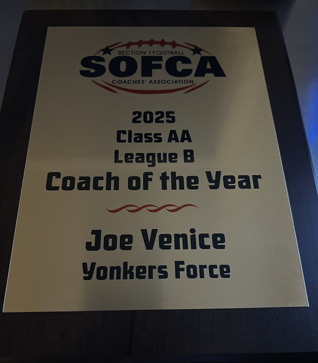 1AA B Coaching Staff of the Year 
Joe Venice, Jordan Gunther, Adam Gullo, Terry Preston, Casey Brooker, Nyrell Torres, Dom Nicolo, Mike Mitrione, Vin Tulipano 

<a href="/YPS_Athletics/">Yonkers Public Schools Athletics</a> <a href="/YonkersSchools/">Yonkers Public Schools</a> <a href="/yonkerstimes/">Yonkers Times</a> <a href="/FaMSportsVF/">FaM Sports New York Varsity</a> <a href="/lohudsports/">lohud sports</a>