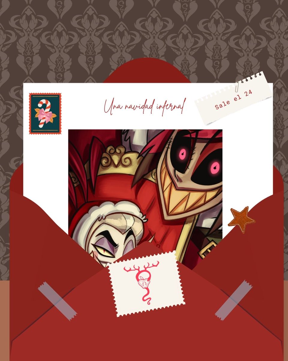 🎄Seguimos!🌟

10 días para la salida del zine 👀🎁 

Preview de <a href="/xxinart/">Vark || now on 🦋 as @ xxinart</a>!!

#radioapple #fanzine #hazbinhotel