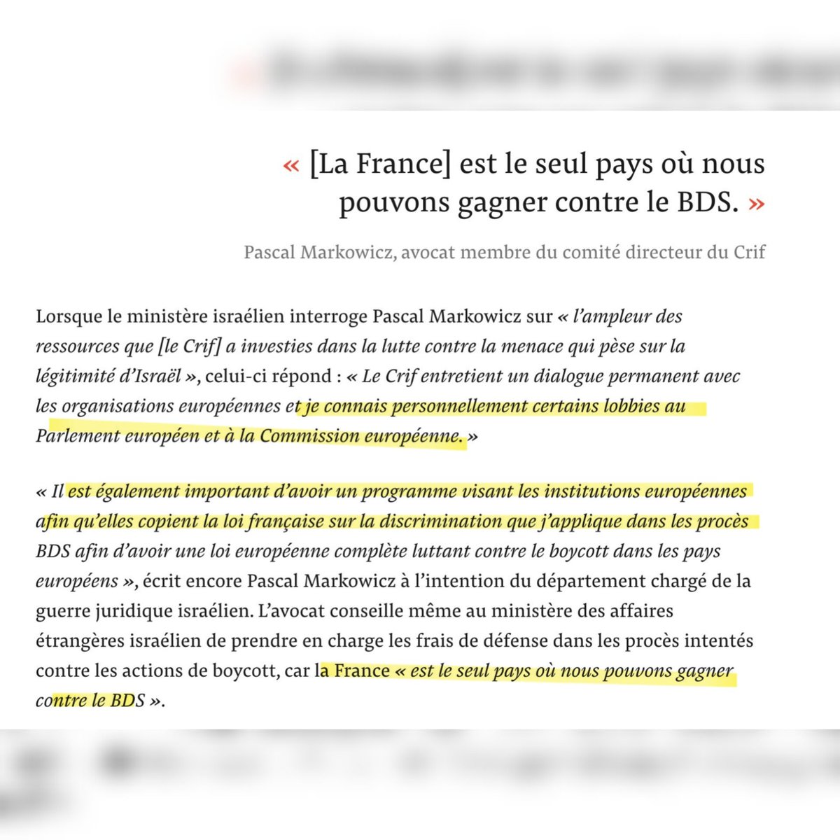 🇫🇷 FLASH - La fuite de plus de deux millions d’e-mails révèle une stratégie d’influence menée par Israël.

L’enquête, conduite par plusieurs médias européens, documente des opérations d’ingérence en Europe, un lobbying secret auprès de tribunaux et de ministères, la structuration