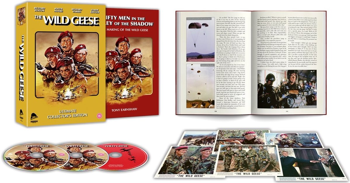 📣#Competition #Giveaway📀#RT, #FOLLOW &amp; #WIN The Wild Geese Ultimate Collector’s 4K Ultra HD #LimitedEdition #Boxset 🎬#AndrewVMcLaglen ⭐#RichardBurton #RogerMoore #RichardHarris #Restored #Action #Thriller #RT2WIN #TheWildGeese Out 15/12 on #DVD #Bluray #4K #UHD👉<a href="/SeverinFilms/">Severin Films</a>