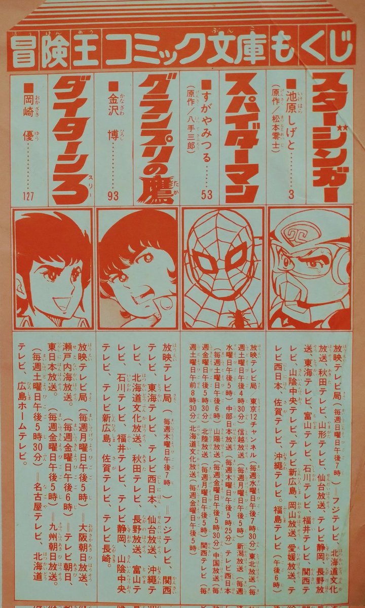 ビバ！ 昭和の少年誌別冊付録】 「冒険王」1978（昭和53）年月号別冊