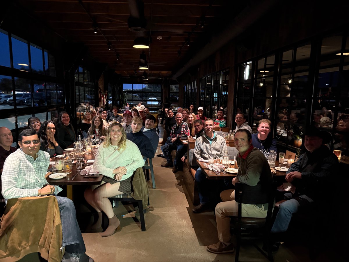 InThePattern1's tweet photo. Our annual Christmas party with the team from both locations was last night 🎄🎉 We celebrated at Whiskey Cake and it was incredible! Huge thanks to our amazing team and to all of our renters and students—we’re so grateful for you! https://t.co/vFORt2Ukia