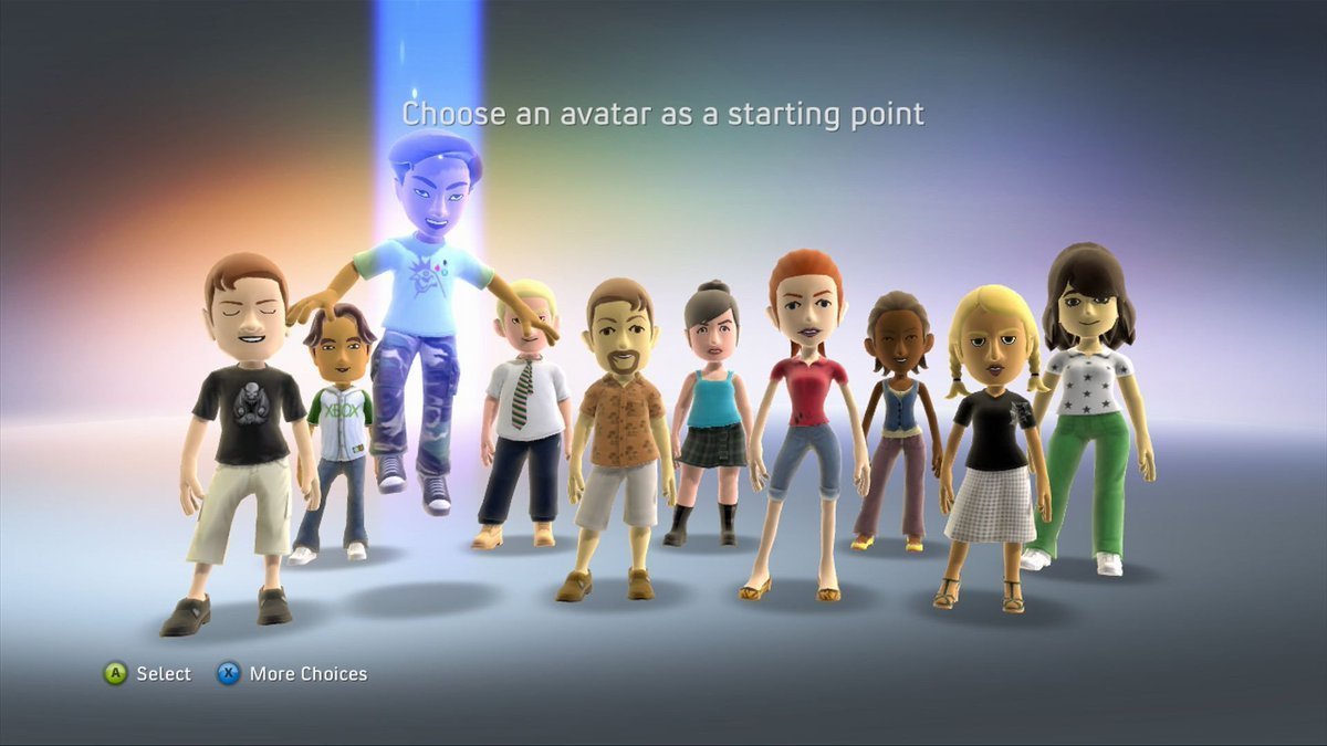 NostalgiaFolder's tweet image. Xbox Avatars (launched 2008)
