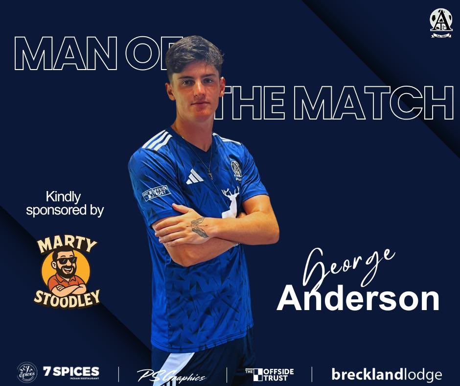 🚨MAN OF THE MATCH🚨

Another fine defensive display from George Anderson earns himself man of the match for the 2nd week in a row💙